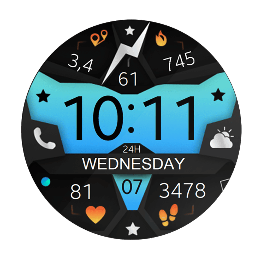 watch face wear os best modern digital analog samsung google 88