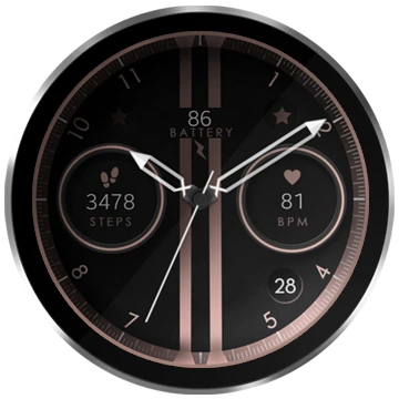 watch face analog modern wear os dream 120