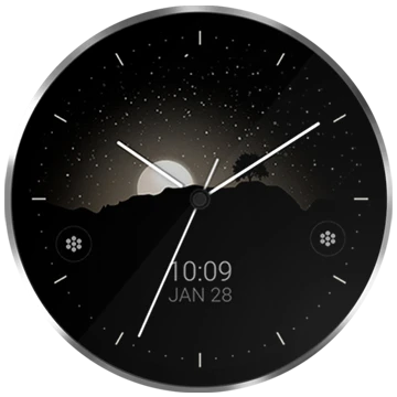 watch face wear OS minimal