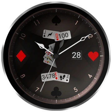 watch face poker wear os