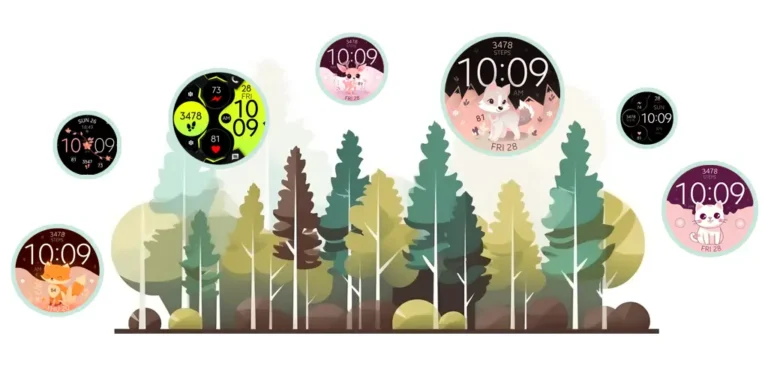 watch face wear os tree google pixel samsung galaxy watch