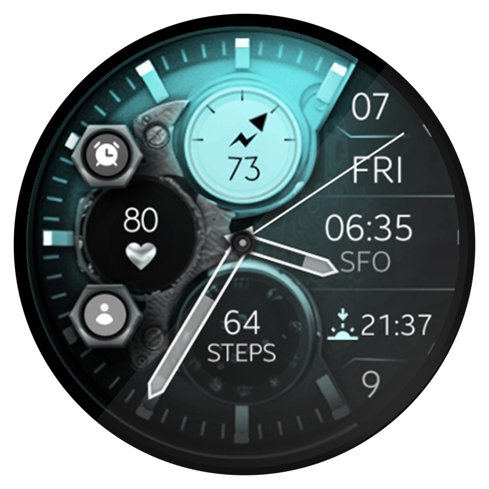Dream130 watch face wear os