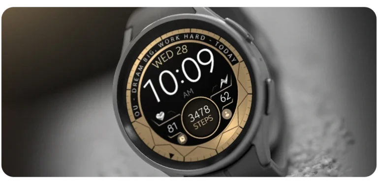 Gold motivation wear os google samsung