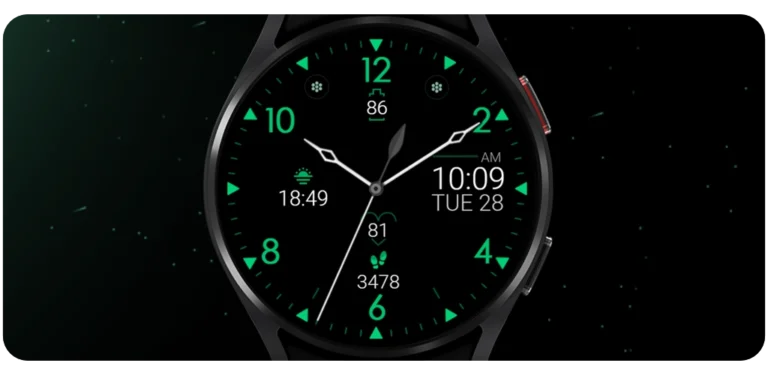 minimal watch face wear os