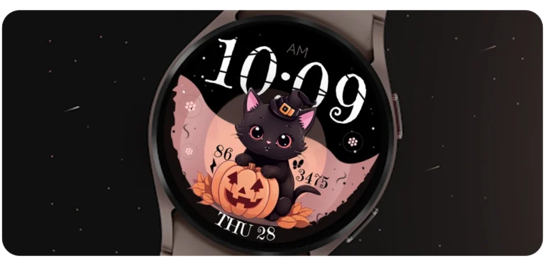 halloween watch face wear os google pixel watch