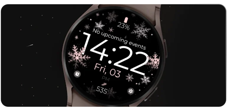 snow watch face