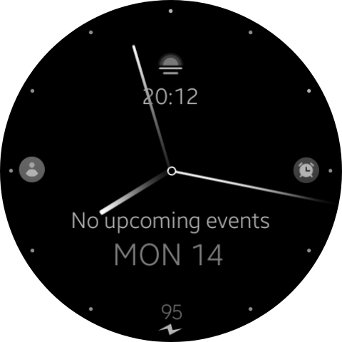 minimal watch face wear os