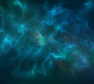 Blue Nebula Universe Theme Monkeys Dream
