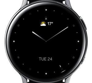 minimal-black-watch-face-best for wear os