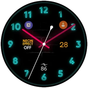 neon watch face