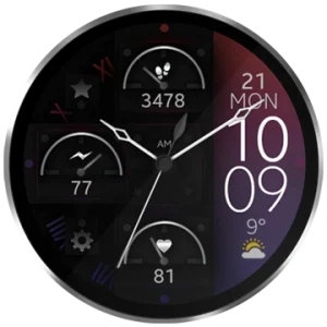 watch face analog modern wear os best dream 44