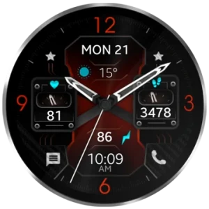 watch face analog modern wear os dream 112