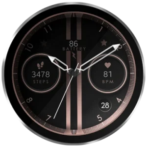 watch face analog modern wear os dream 120