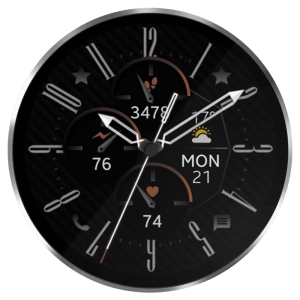 watch face carbon v6 sport wear os best modern digital analog samsung google