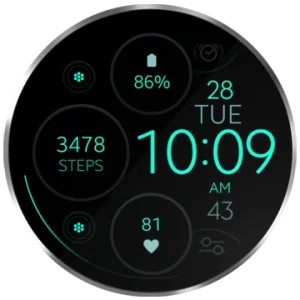 watch face minimal wear os google pixel samsung watch