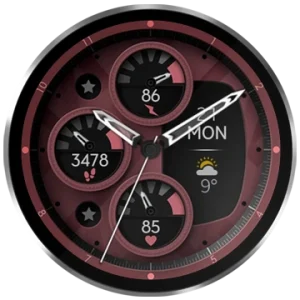 watch face digital modern wear os dream 116