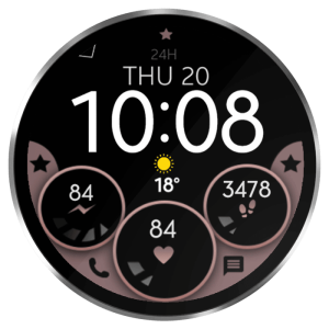 watch face digital rose gold v2 monkeys dream wear os best modern analog samsung google