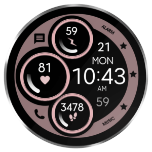 watch face rose gold wear os best modern digital samsung google